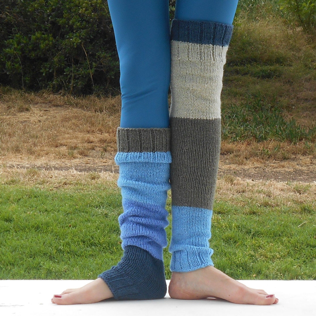 Thigh High Leg Warmers, Extra Long Leg Warmers, Color Block Leg Warmers