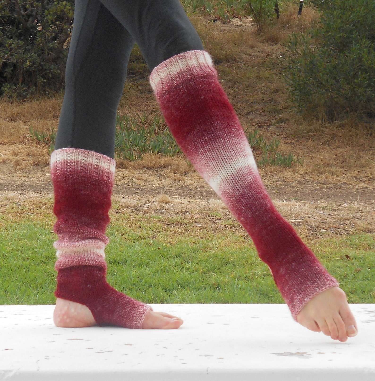 Stirrup Leg Warmers Yoga Socks Dance Socks Pilates Socks Etsy