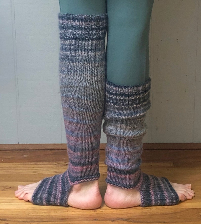 Leg Warmers Stirrup Leg Warmers Knee Length Yoga Socks Etsy