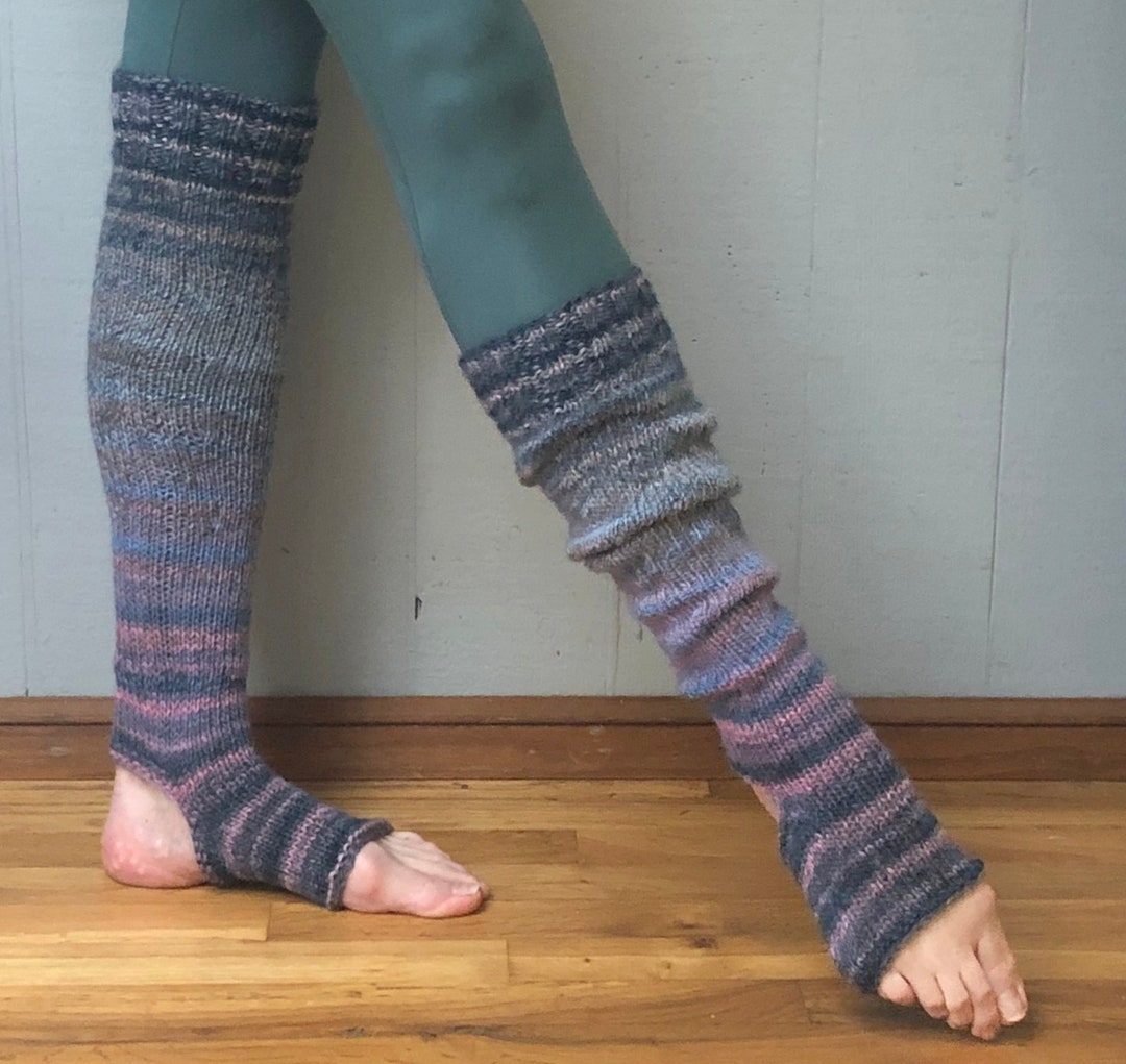 Leg Warmers Stirrup Leg Warmers Knee Length Yoga Socks Etsy