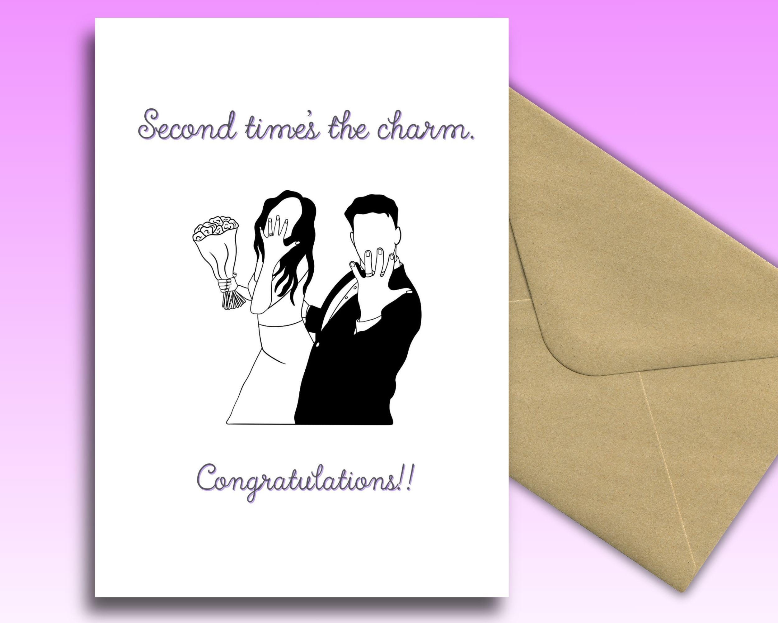 Funny Wedding Card | “second Time