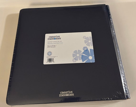 Creative Memories 12x12 Navy Something Blue Foiled Flex Album