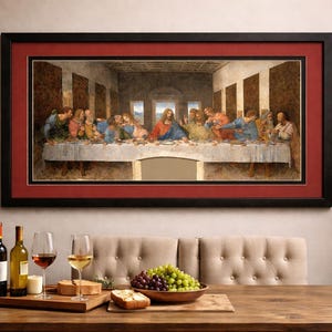 The Last Supper Print Art by DaVinci