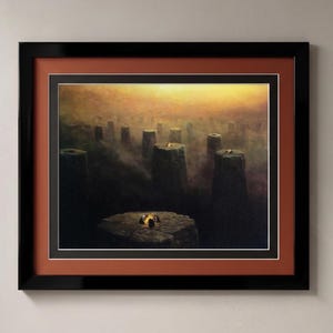 Beksinski Witches Art Print -Framed Polish Surrealism Wall Art