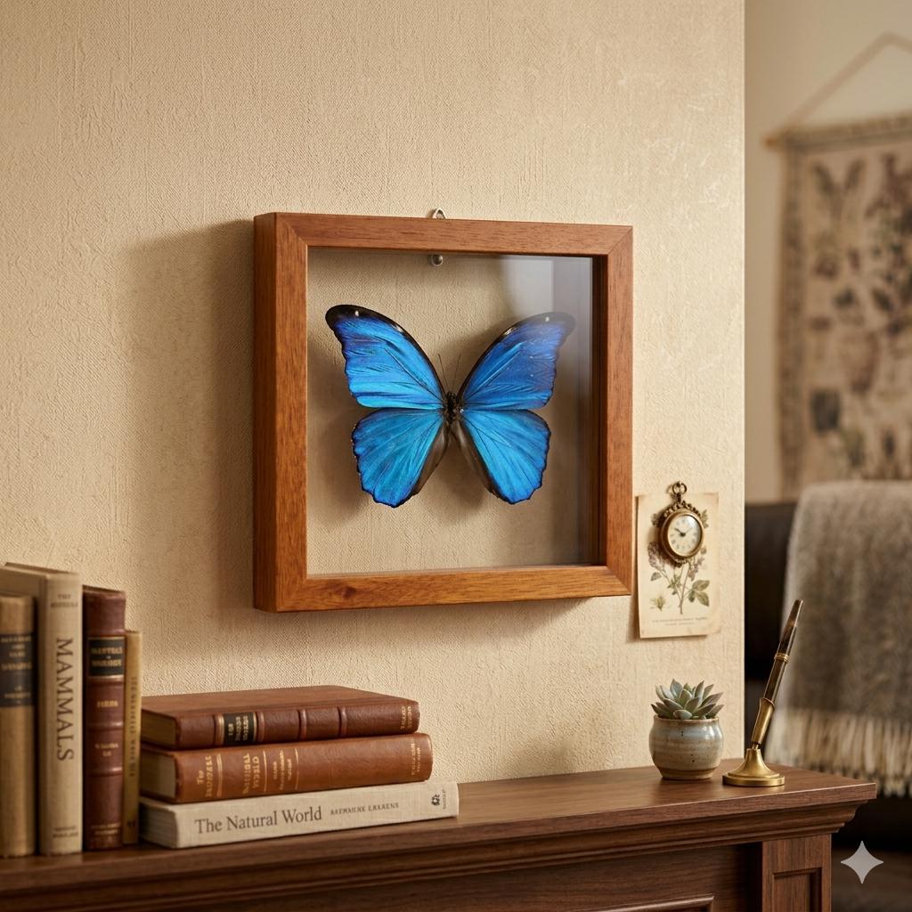 Morpho Butterfly Display - Etsy