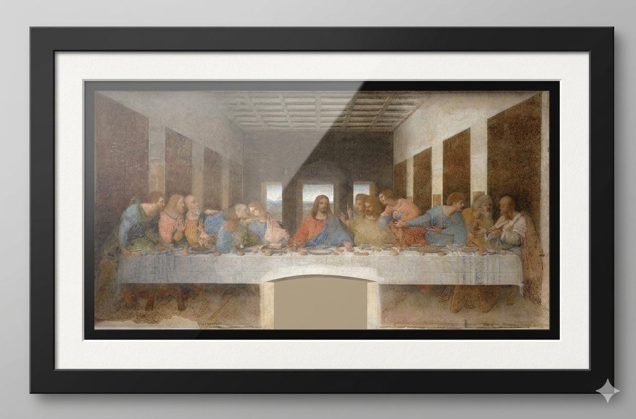 Leonardo Da Vinci the Last Supper Framed Art Print - Etsy