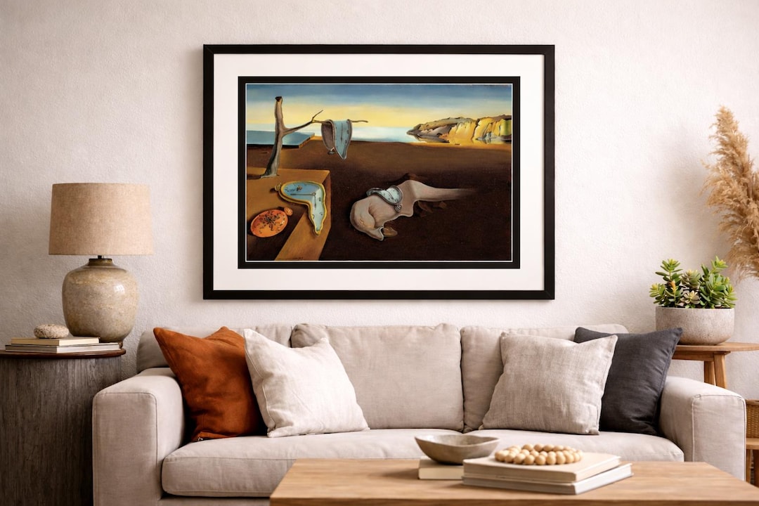 The Persistence of Memory by Salvador Dalí Framed Print. Pick Your Size ...