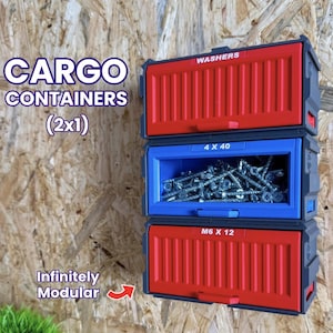Cargo Containers - 2x1 (Medium Modular Storage)