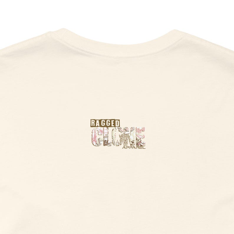 Mandalorian Flowered Design - Tan, Unisex Jersey Short Sleeve Tee image 4