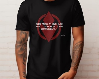 Darth Maul Efficient Quote, Unisex Jersey Short Sleeve Tee