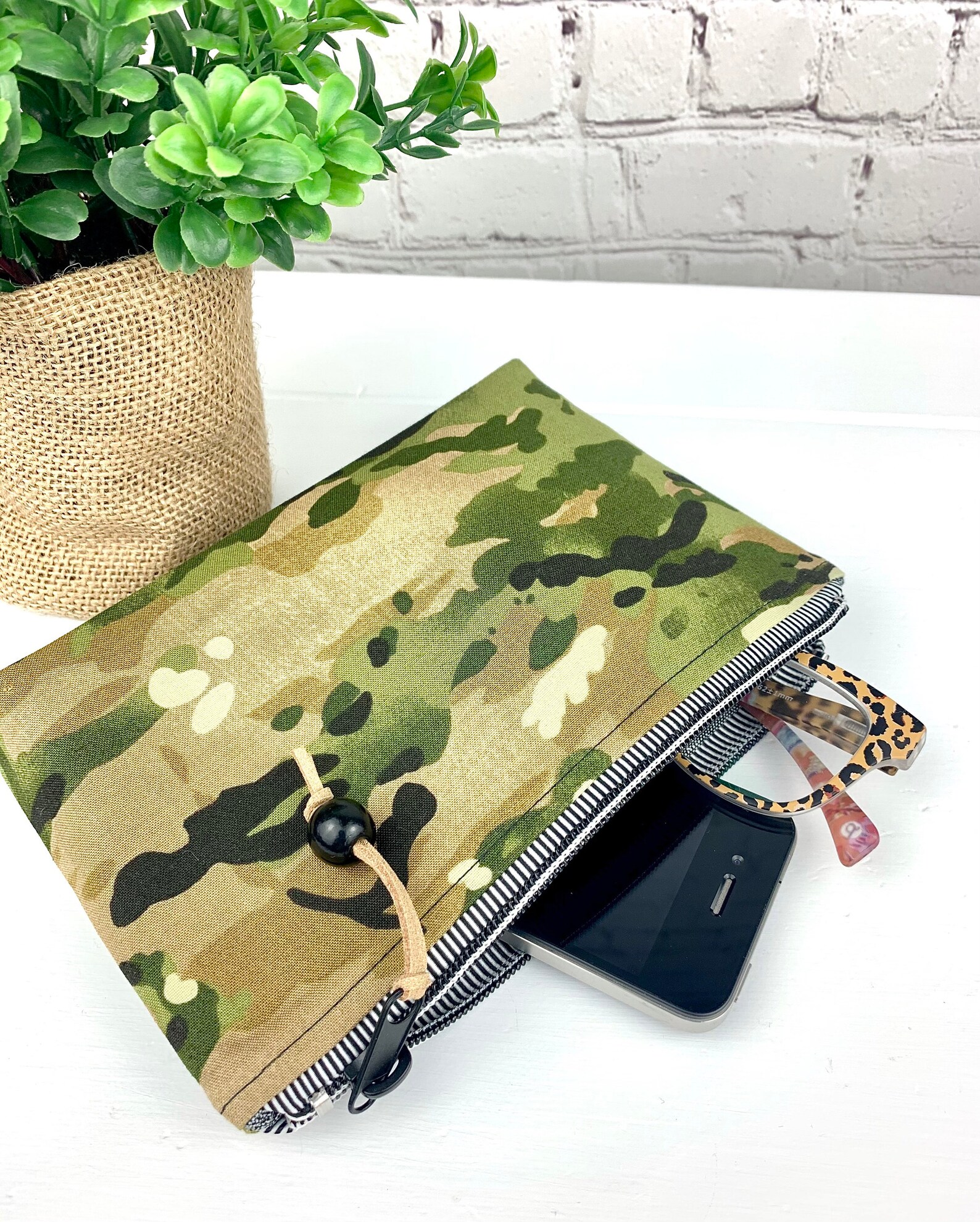 Cosmetic Bag Makeup Bag for Women Gift for Her Camo Etsy