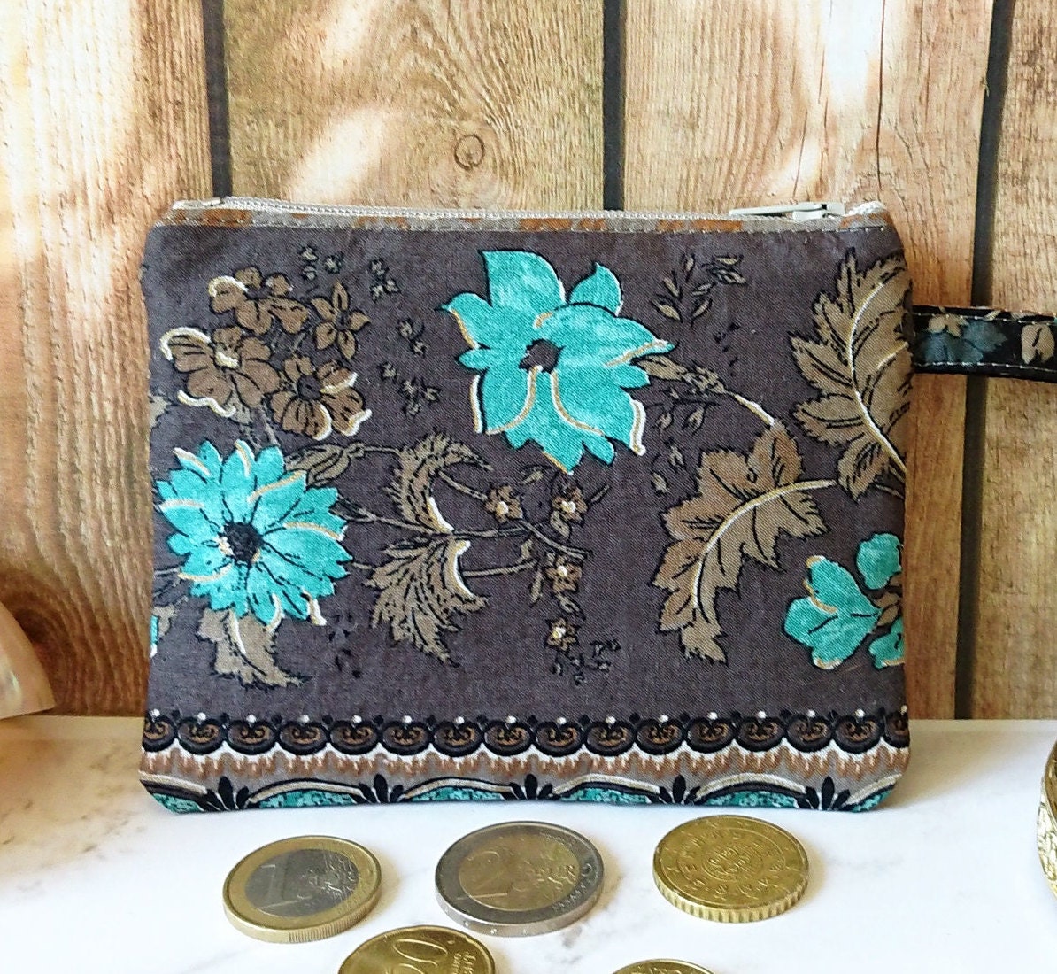 Pochette turquoise hotsell
