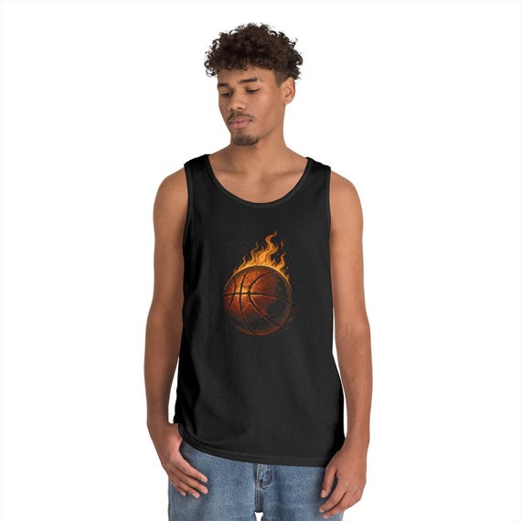 Fireball Basketball Tank Top: Unisex Athletic Sportswear