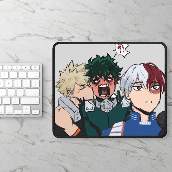 My hero academia , Anime Gaming Mouse Pad | Deku Katsuki Shoto Style