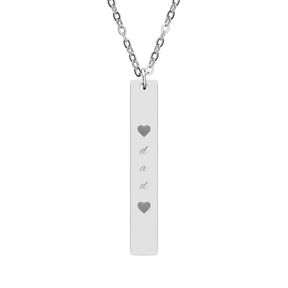 Engraved Necklace | Love for dad, perfect gift for fathers day
