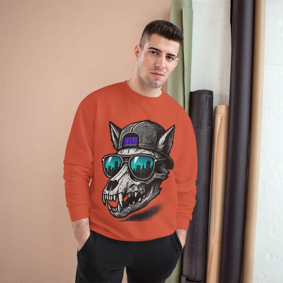 Urban Wolf Champion Sweatshirt: Edgy Streetwear