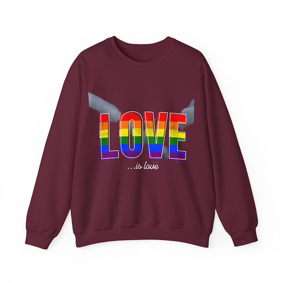 Love is Love crewneck sweatshirt | Pride ...is love crewneck
