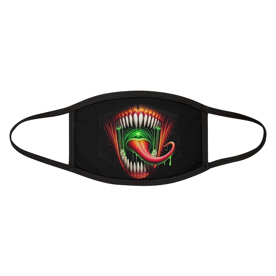 Spooky Monster Mouth Face Mask: Halloween Costume Accessory
