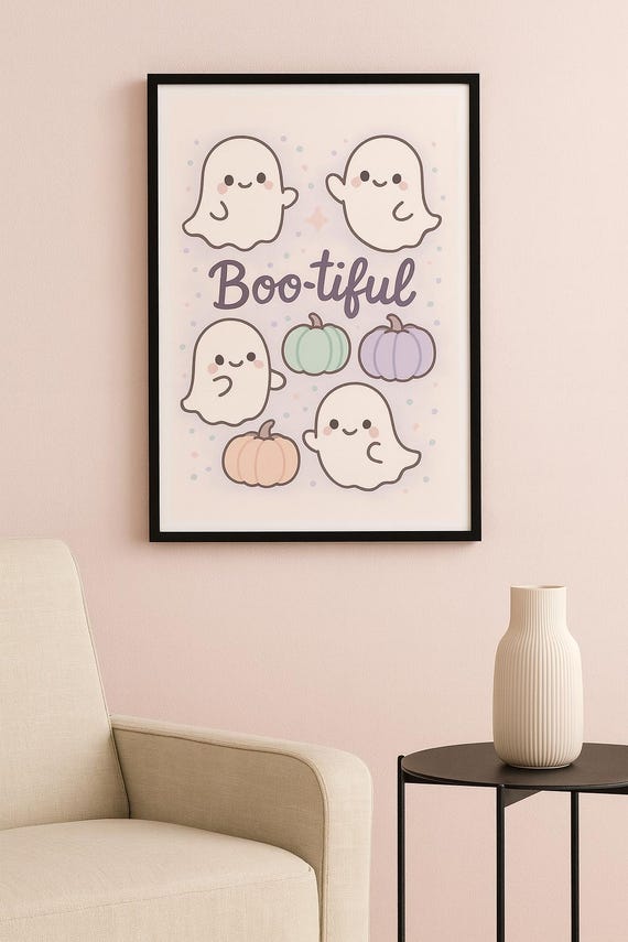 Halloween wall art - Bootiful