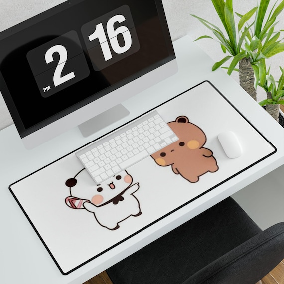 Dudu and bubu computer mat | Large Mousepad