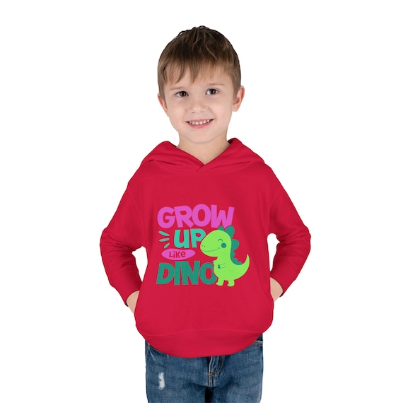 Toddler Dino Hoodie - Fun Grow Up Like Dino Pullover for Kids, Perfect Birthday Gift, Toddler Sweatshirt, Dinosaur Apparel, Cozy [...]