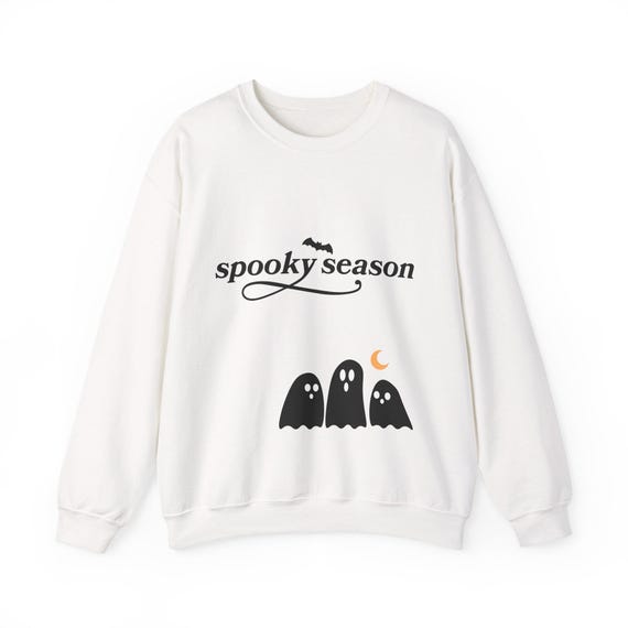 Spooky Season Halloween Crewneck Sweatshirt: Cozy Fall Fashion