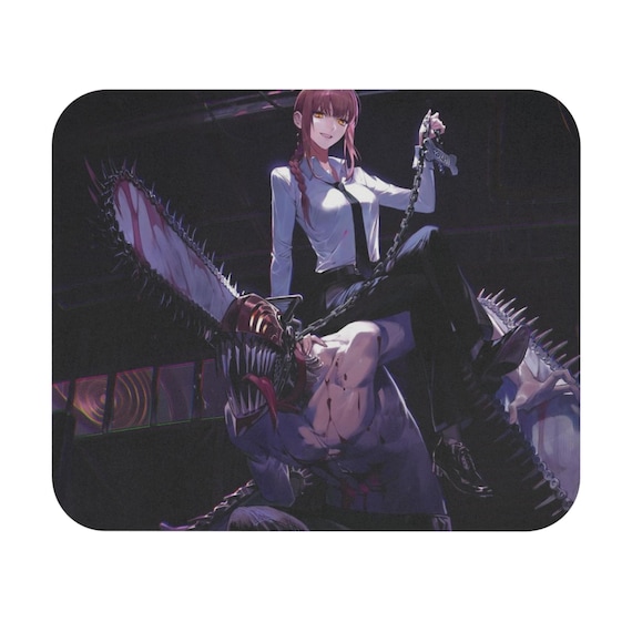 Makima Denji Chainsaw man Mouse Pad | Anime Lovers Desk Mat