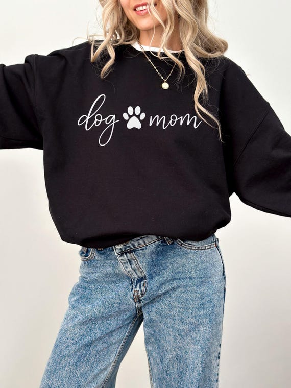 Dog Mom Sweatshirt   ,Pet Lover Gift crewneck