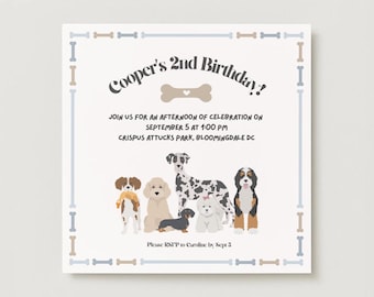 Little Paws Invitation - Digital Template