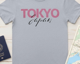 Tokyo Japan Graphic T-Shirt, Modern City Travel Tee