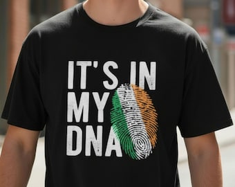 Irish Pride Shirt DNA | Ireland Fingerprint Tee | St. Patrick’s Day Shirt