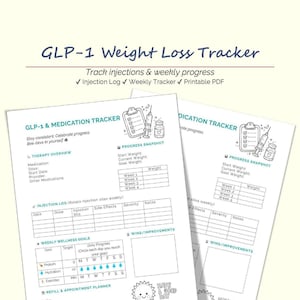 Tirzepatide Tracker - Etsy Tirzepatide Tracker - Etsy