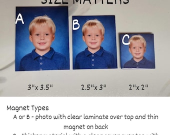 School Photo Magnets