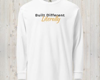 Built Different, Literally. | Women’s Long-Sleeve Tee | Tradeswomen – Banner Women Apparel