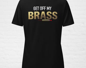 Get Off My Brass | Women’s Tee | Female Veteran – Banner Women Apparel