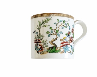 Vintage Coalport Indian Tree Mug – England Porcelain Floral China