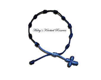 Hand Made - 5 Knotted Rosary Bracelets - Choice of Color