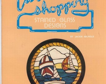 Window Shopping Enlarged Edition Stained Glass Designs Pattern Book