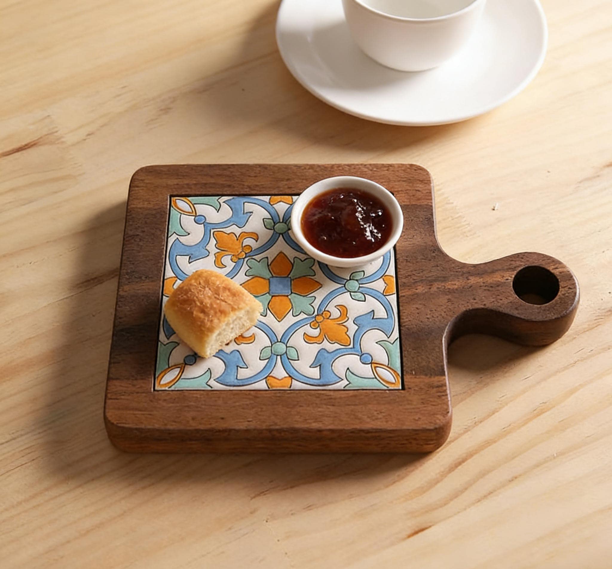 レトロなタイル鍋敷き - Etsy 日本