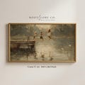 Lake Life TV Art | Jumping Off the Dock Summer Screensaver | Lake House Frame Tv Art | Cottage Core Samsung Frame TV Download 16x9