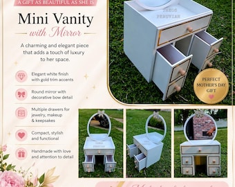 Mini Vanity with Mirror