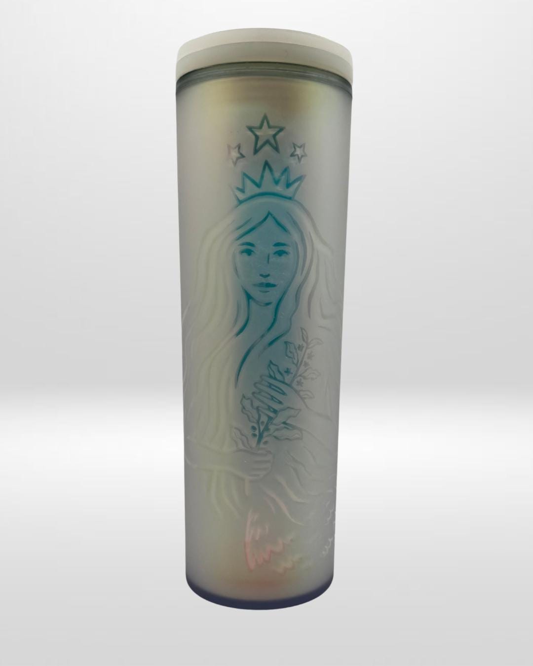 2021 Starbucks 50th Anniversary Iridescent Frosted Cloud Siren Tumbler 16oz  - Etsy