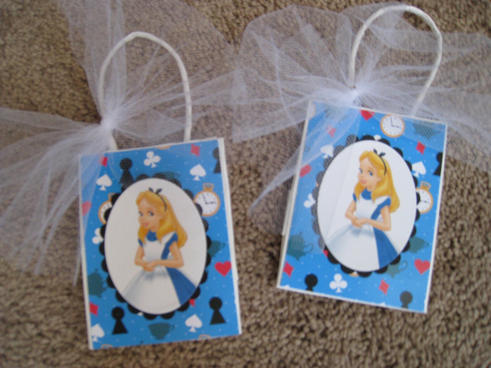 Disney Alice in Wonderland Party Favor Bags Set of Six Etsy
