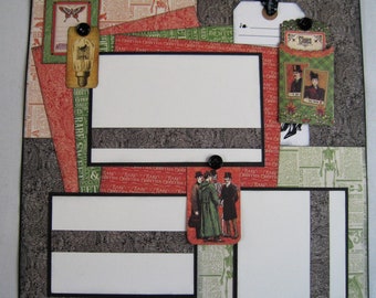 Master Detective Scrapbook Page - 12 x 12 - Who Dunnit - Mystery Party