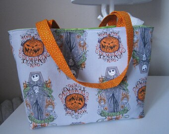 Sacola pequena Pumpkin King - Doces ou travessuras