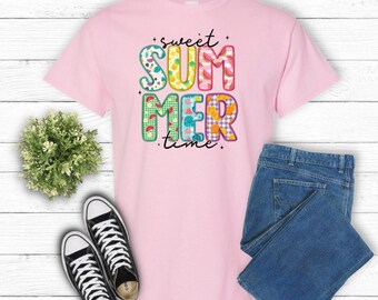 Sweet Summer Time Light Pink T-Shirt