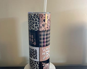 Mom, Mama, Mother Hustler  20oz Stainless Steel Tumbler