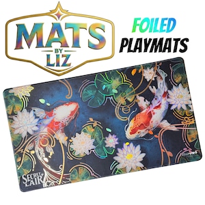 Foil  2 Fish Dandan MTG Playmat