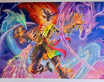 Foil Lorwyn Eclipsed the Limitless Ashling MTG Playmat - Etsy