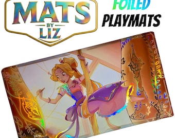 Foiled Rapunzel Lorcana Playmat